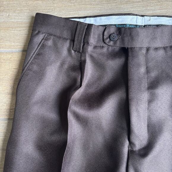 NWT Steve Harvey Celebrity Edition Men's 34x34 Dress Pants Toffee Brown Office - Picture 5 of 14